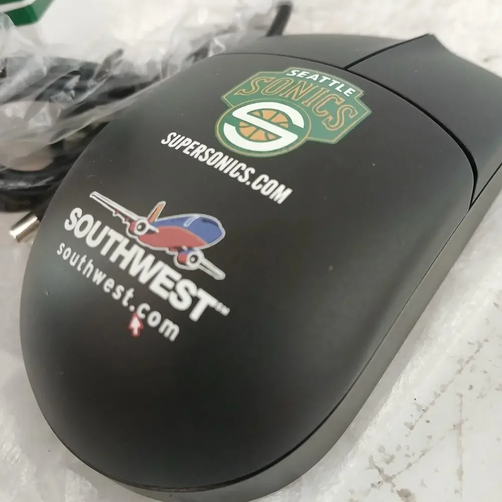 Seattle SuperSonics Southwest Promo Wired Computer Mouse – Vintage NBA Collectib
